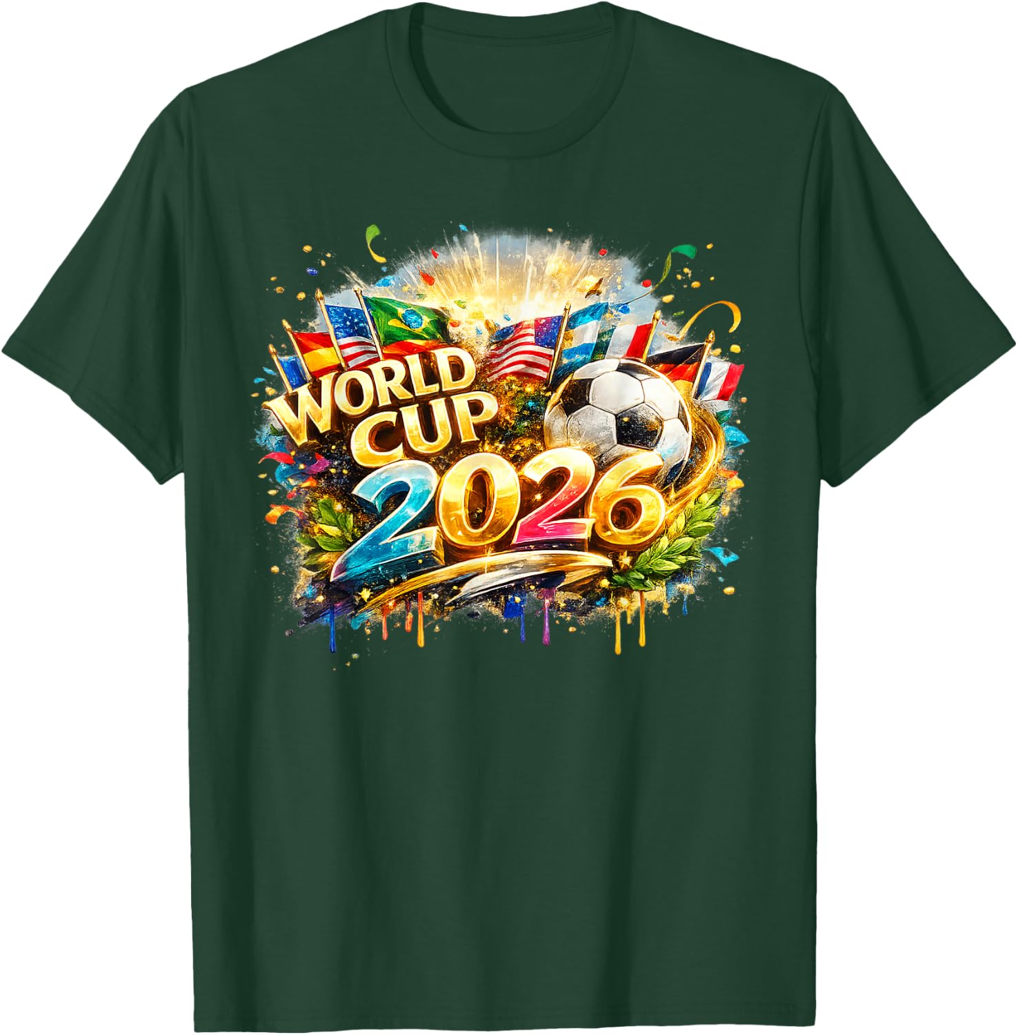 Soccer - World Cup WM Celebration T-Shirt - T-Shirt | Forest