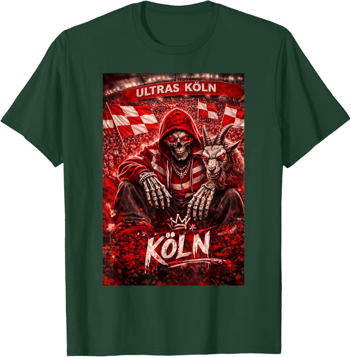 Köln Kölner Ultras Tradition Herren Südkurve Kölle T-Shirt - T-Shirt | Forest