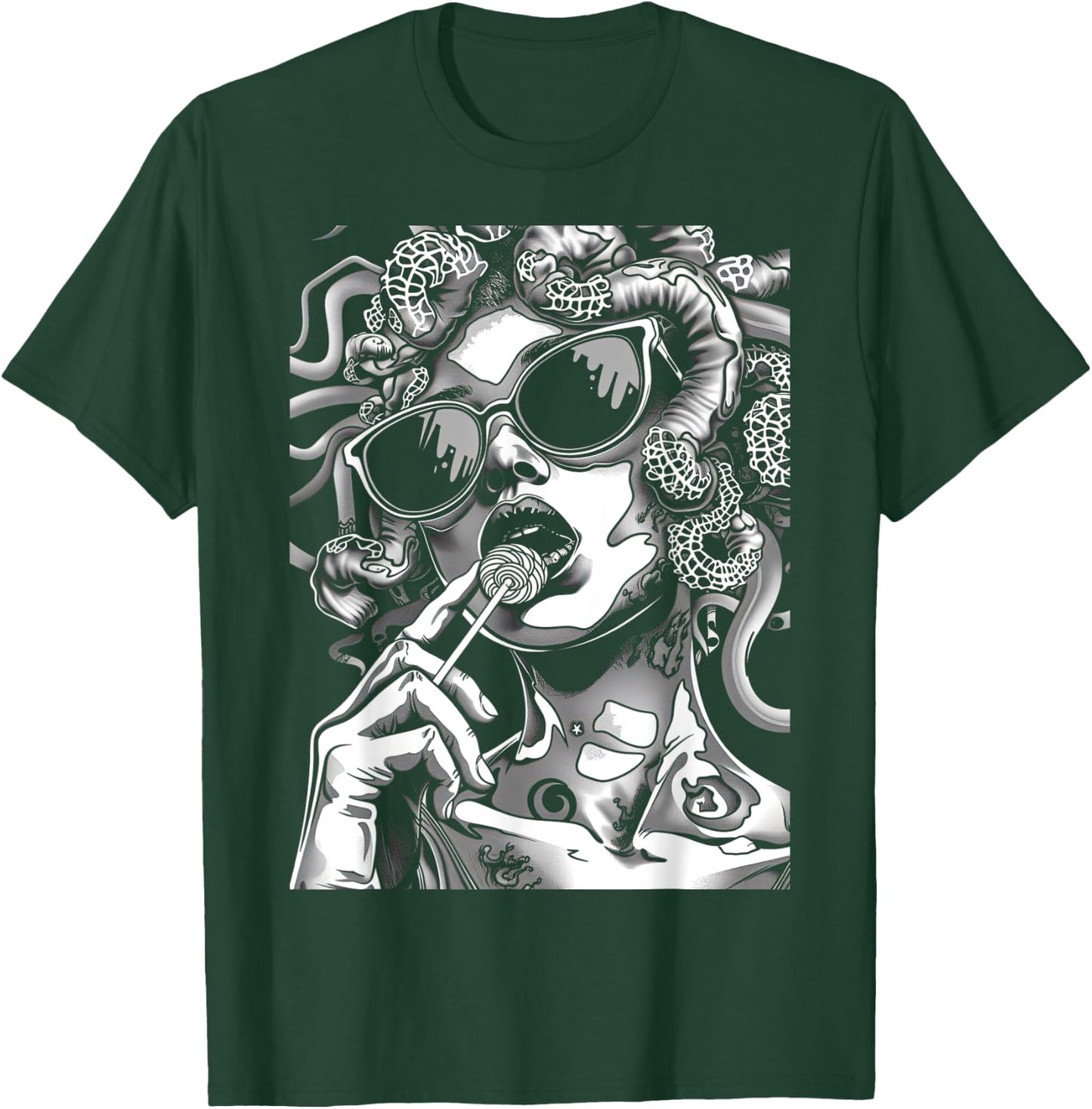 Medusa Gorgon Greek Mythology T-Shirt - T-Shirt | Forest