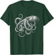 Octopus And Skull Lovers Design T-Shirt - T-Shirt | Forest
