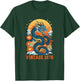 Vintage 1976 Classic Retro Dragon Graphic 48th Birthday Men T-Shirt - T-Shirt | Forest