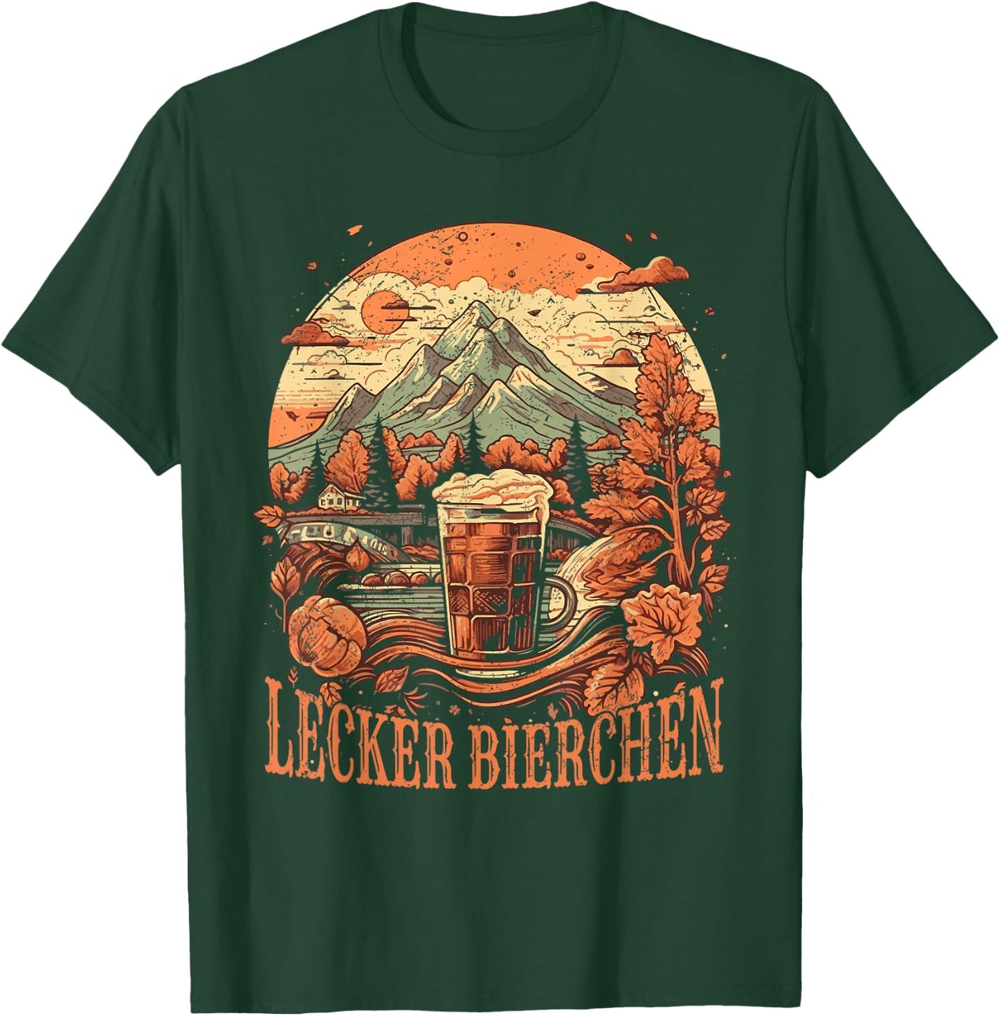 Lecker Bierchen T-Shirt - T-Shirt | Forest