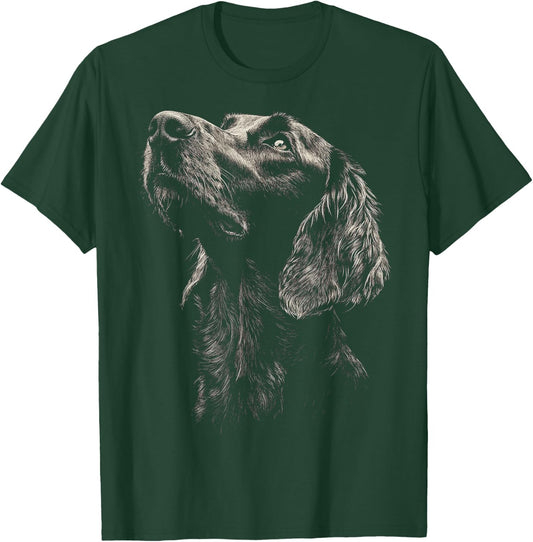 Irish Setter Dog Motif Pet Artwork Irish Setter Women Kids T-Shirt - T-Shirt | Forest