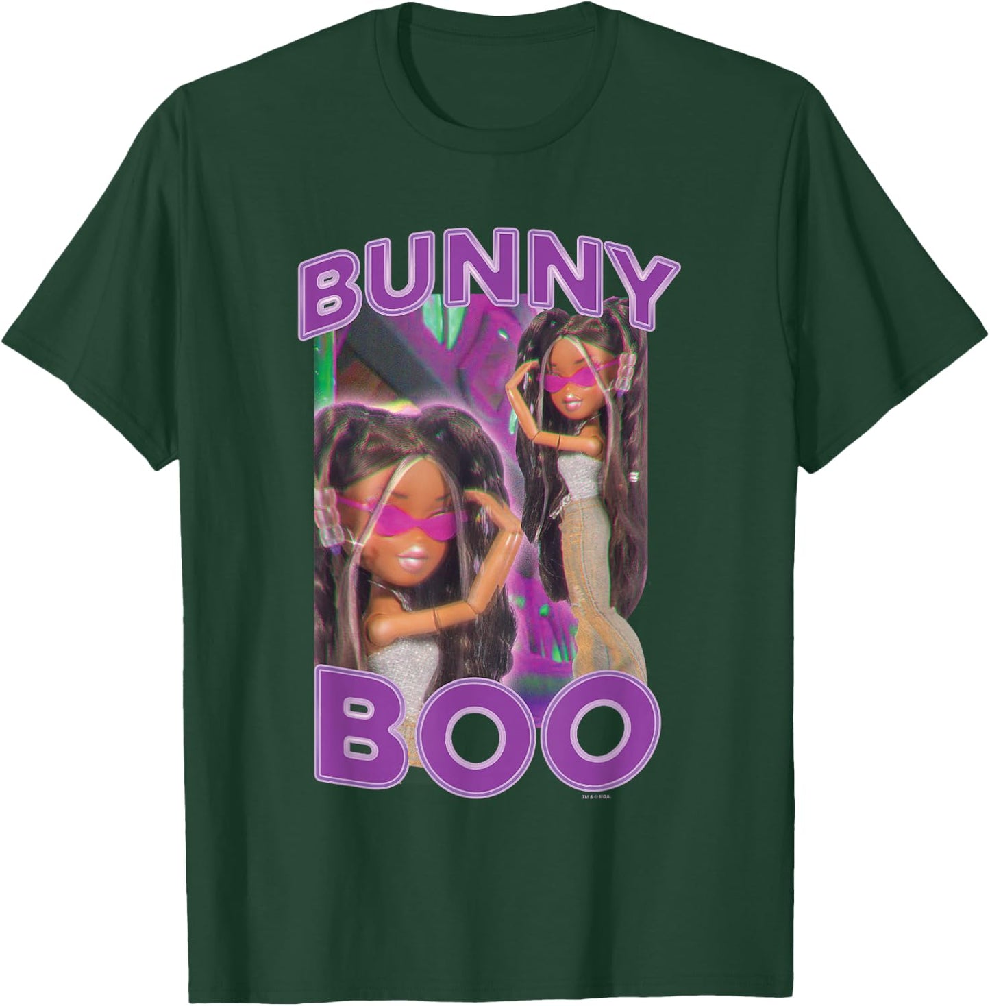 Bratz Bunny Boo Sasha Doll Sassy Portrait Vintage T-Shirt - T-Shirt | Forest