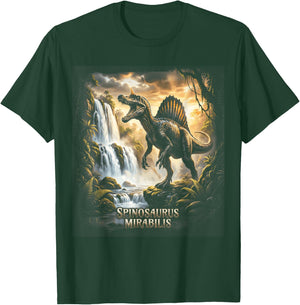 Spinosaurus Mirabilis Prehistoric Dinosaur T-Shirt - T-Shirt | Forest