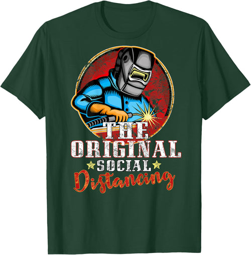 Welder Gift Funny Welding | Art On Back | Dad Man