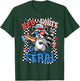 Red White & Feral American 1776-2026 Raccoon 4th of July T-Shirt - T-Shirt | Forest