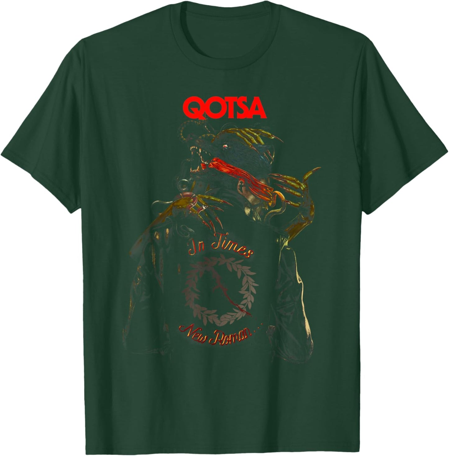 Official Queens of the Stone Age in Time , Black, S T-Shirt - T-Shirt | Forest