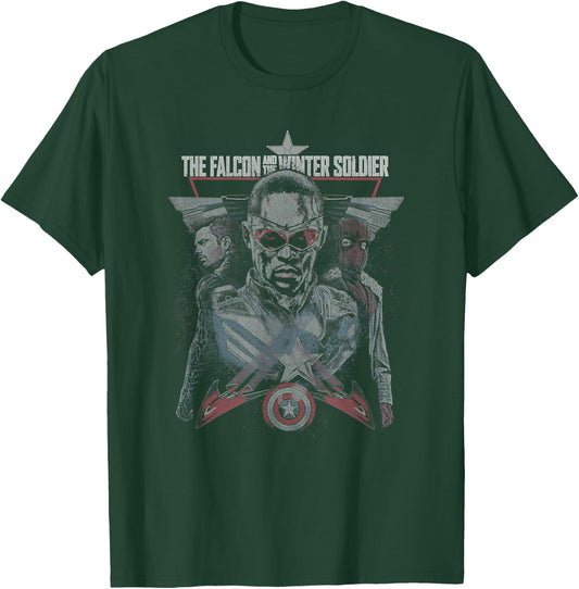 Marvel Falcon Winter Soldier Zemo Bucky Sam Legacy T-Shirt - T-Shirt | Forest