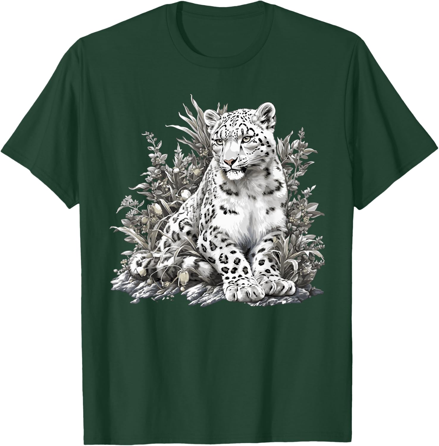 Snow Leopards Lovers Snow Leopard T-Shirt - T-Shirt | Forest