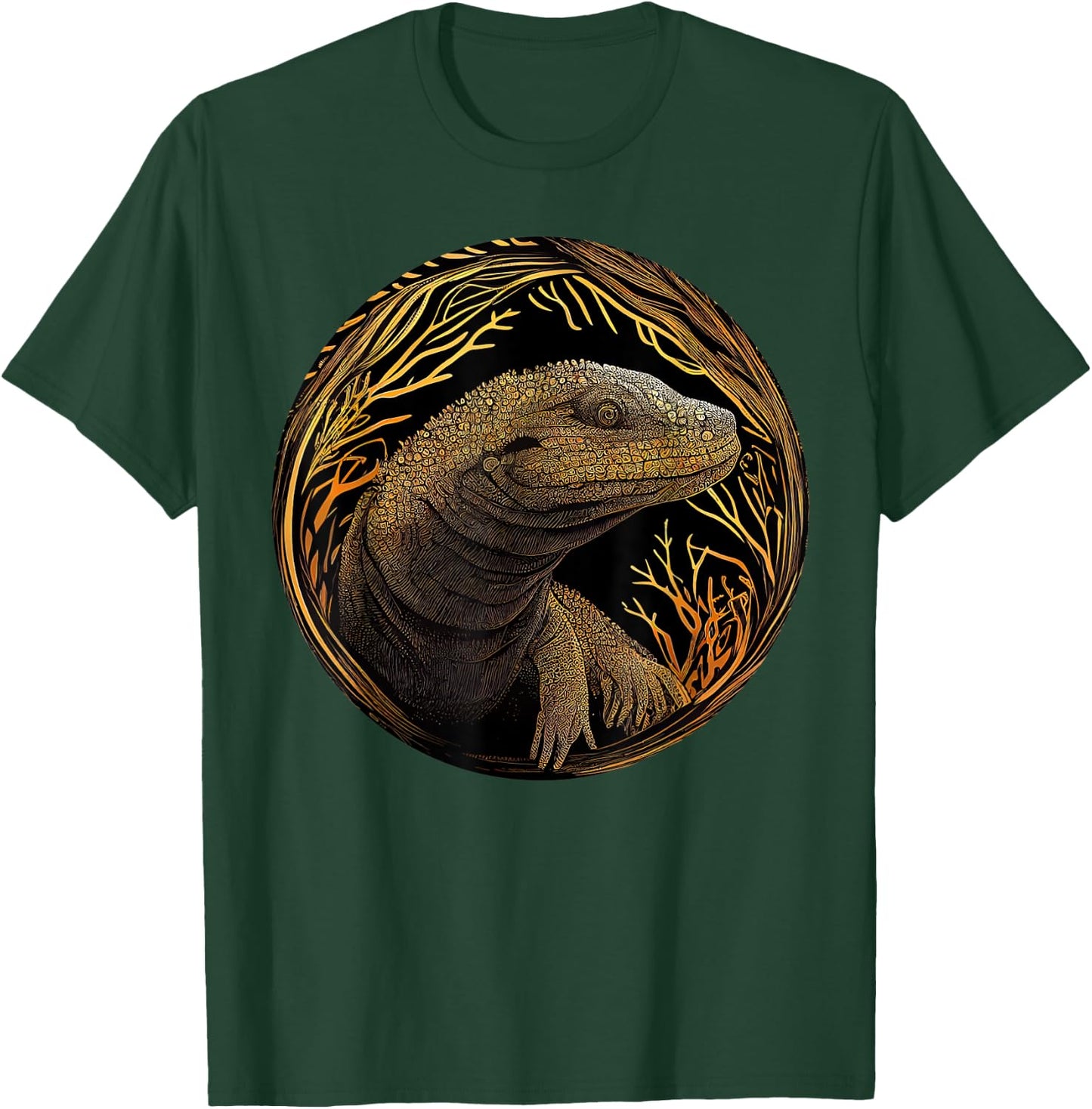 Comodo Dragon Animal Lover Wildlife Comodo Dragons T-Shirt - T-Shirt | Forest