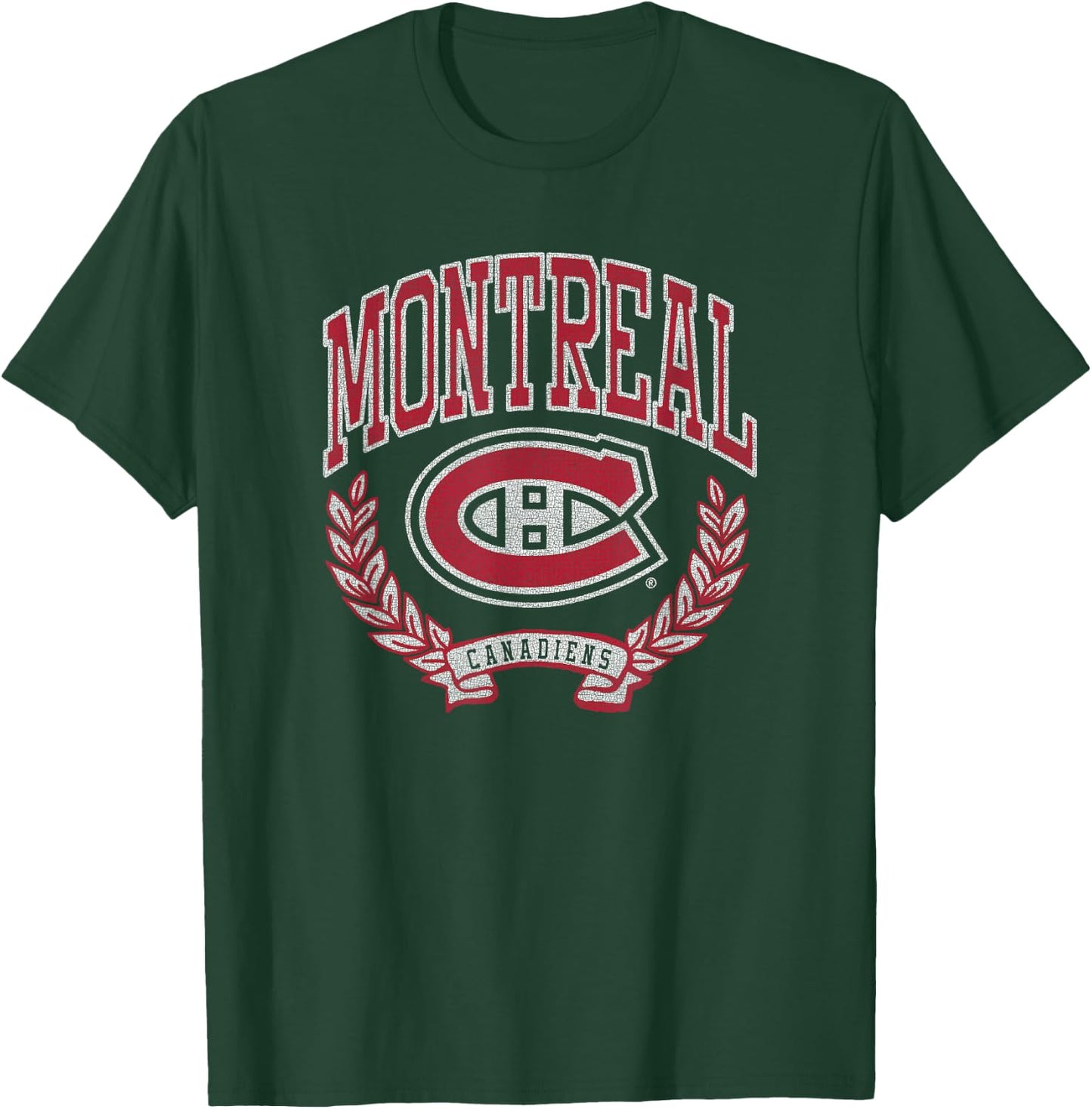 Montreal Canadiens Vintage Victory Royal Officially Licensed T-Shirt - T-Shirt | Forest