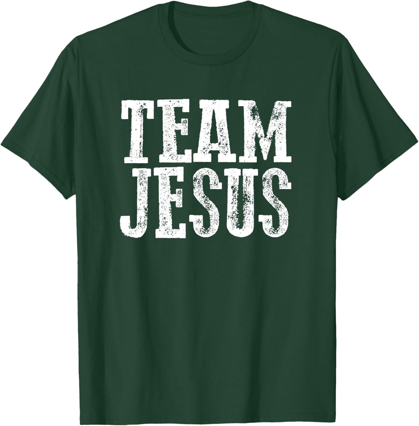 TEAM JESUS Faithful Devoted Inspiring Bold Uplifting T-Shirt - T-Shirt | Forest