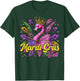 Its Mardi Gras Y'all Flamingo Costume Girls Women Mardi Gras T-Shirt - T-Shirt | Forest