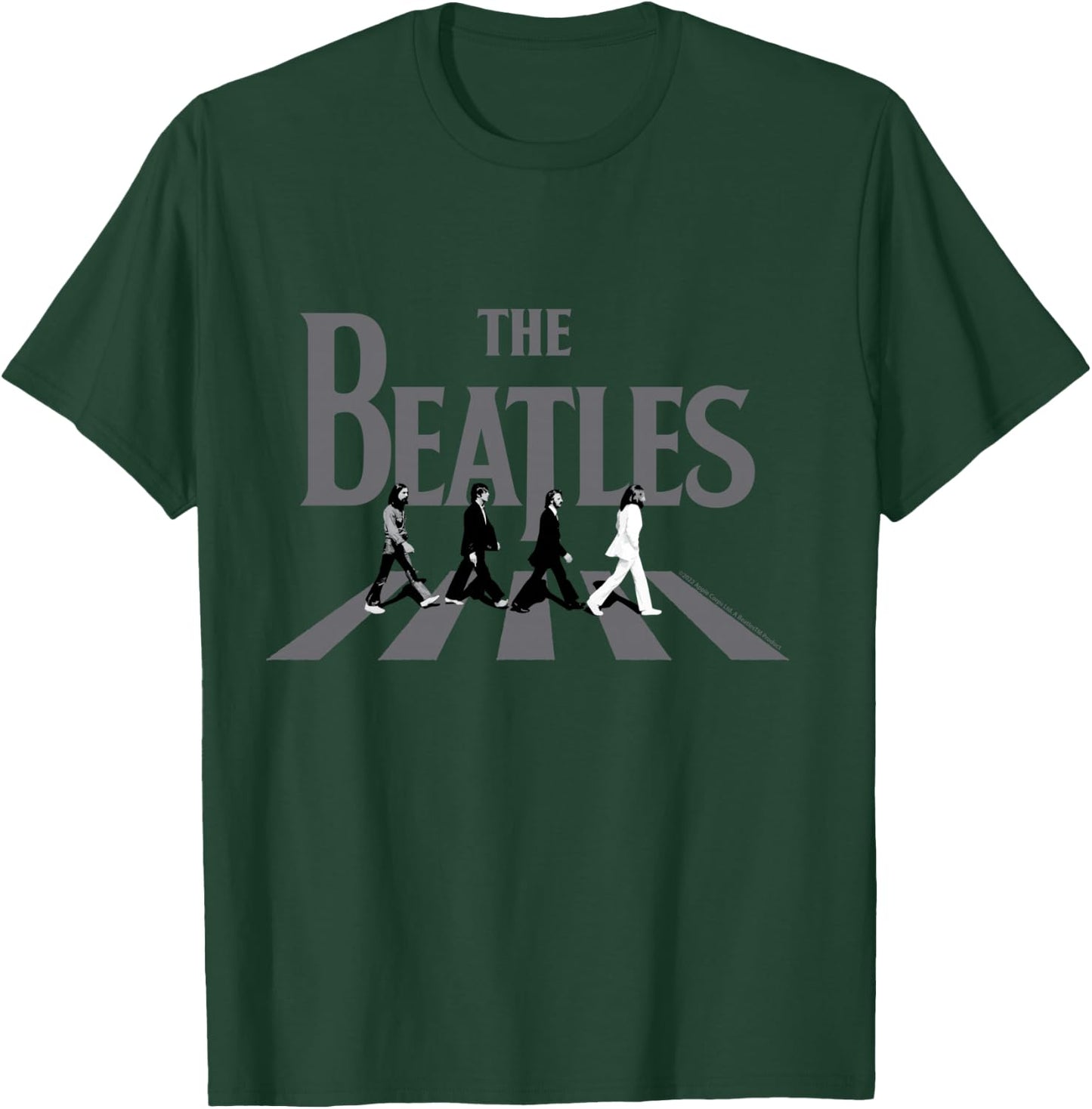 The Beatles Abbey Road Grayscale Album Cover T-Shirt - T-Shirt | Forest