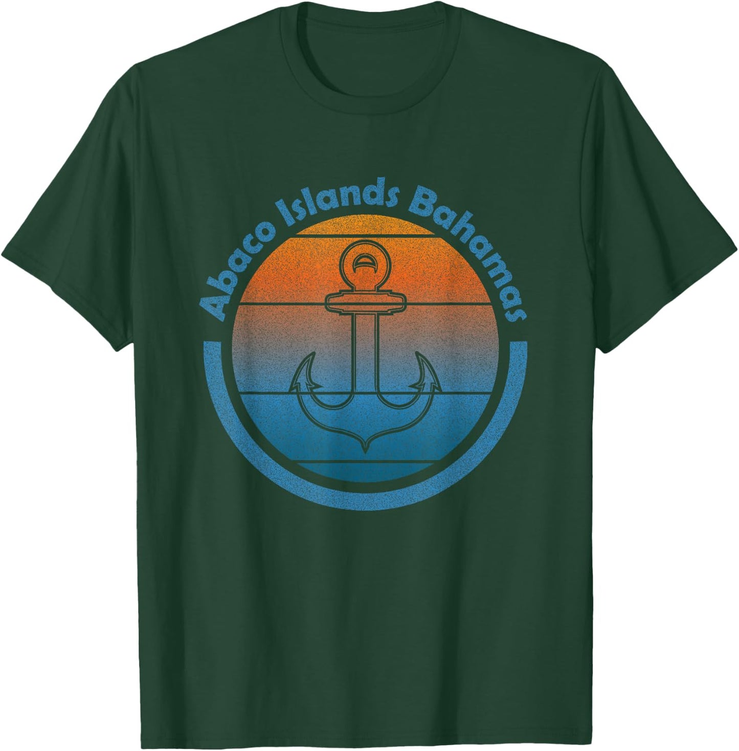 Bahama Vibes - Bahamian Sailing Anchor Abaco Islands Bahamas T-Shirt - T-Shirt | Forest