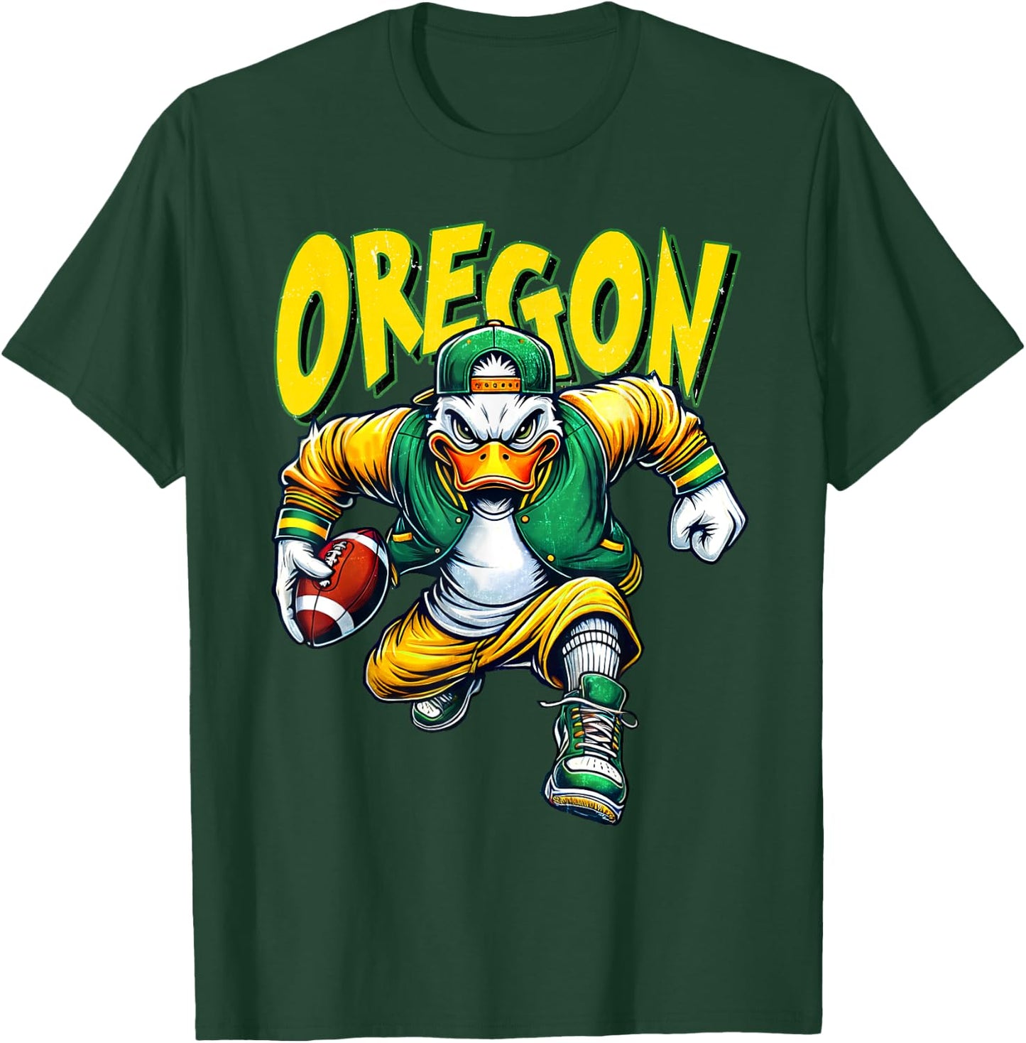Classic Art Oregons Proud Name Personalized Apparel Sports T-Shirt - T-Shirt | Forest