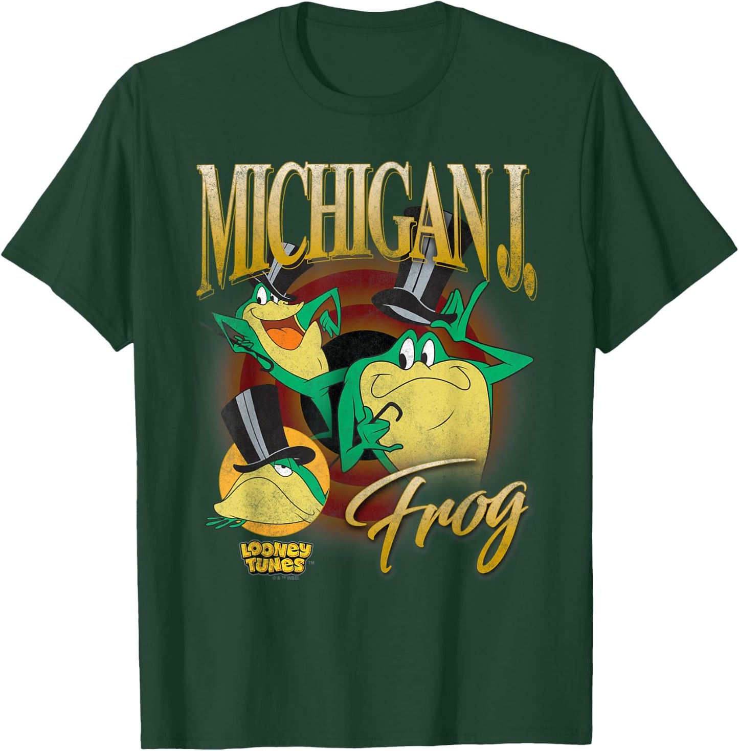 Looney Tunes Bootleg Michigan J Frog T-Shirt - T-Shirt | Forest