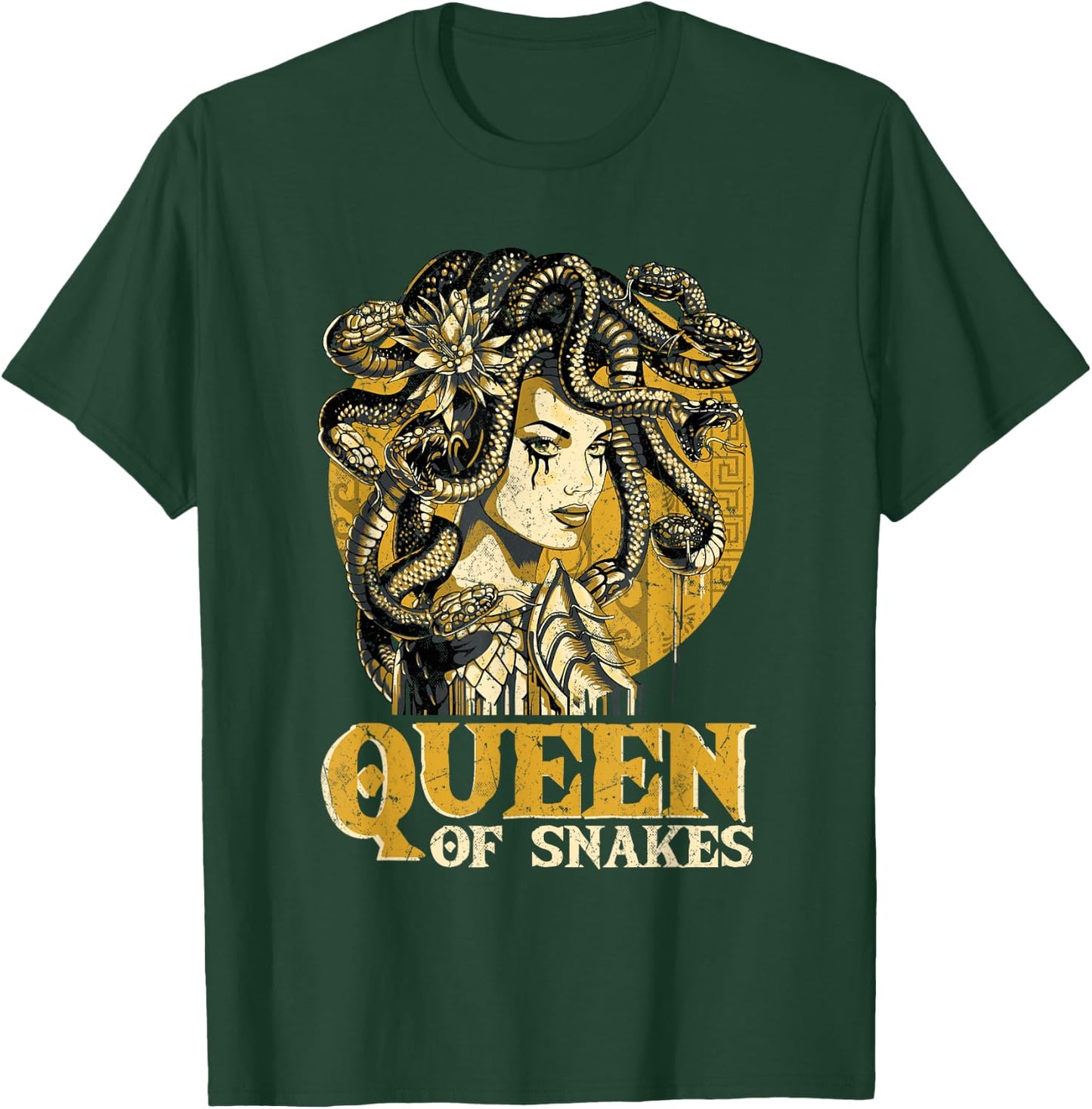 Medusa Queen Of Snakes Medusa Costume T-Shirt - T-Shirt | Forest