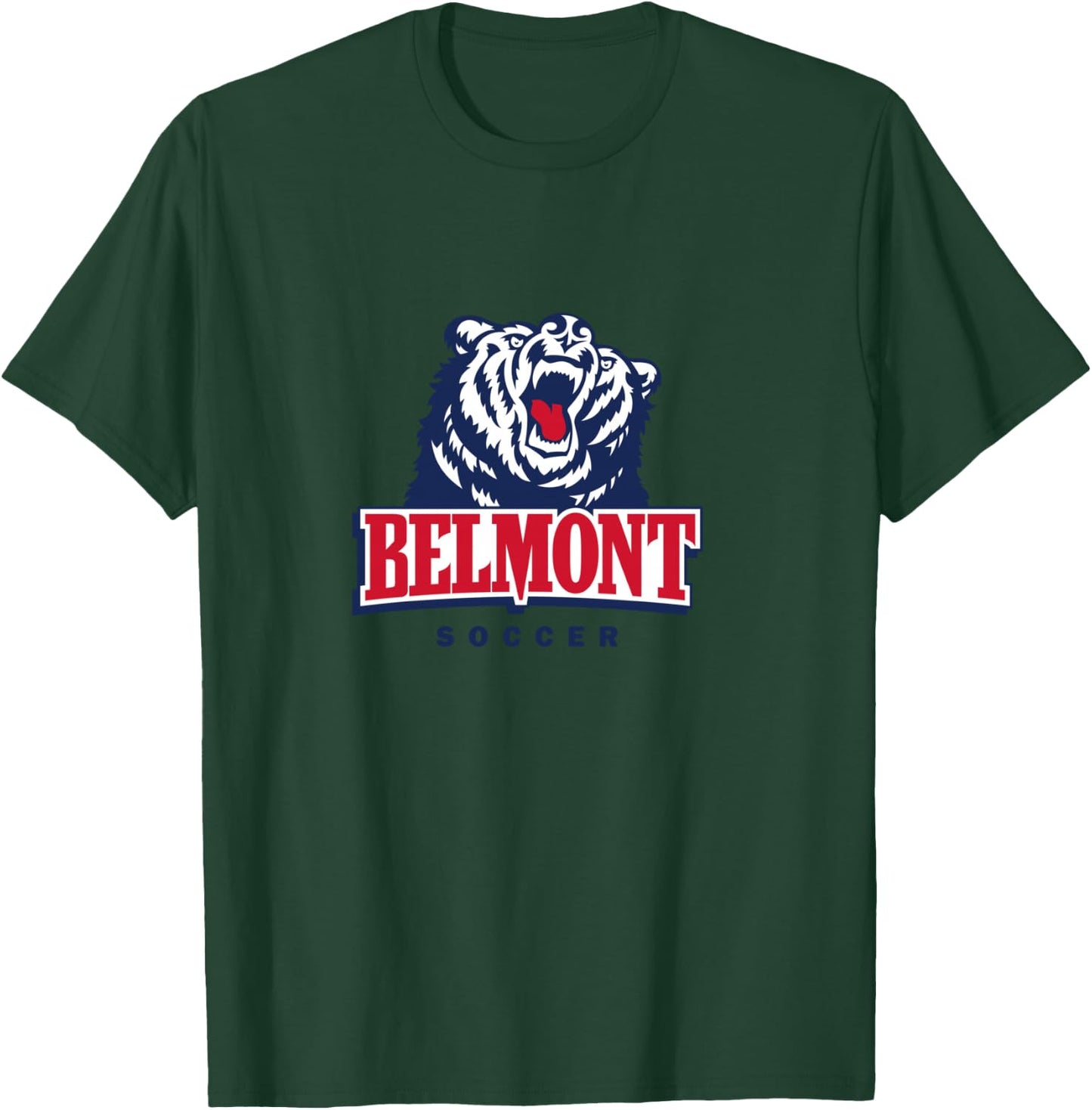 Belmont University Soccer Bruins Apparel Fans T-Shirt - T-Shirt | Forest