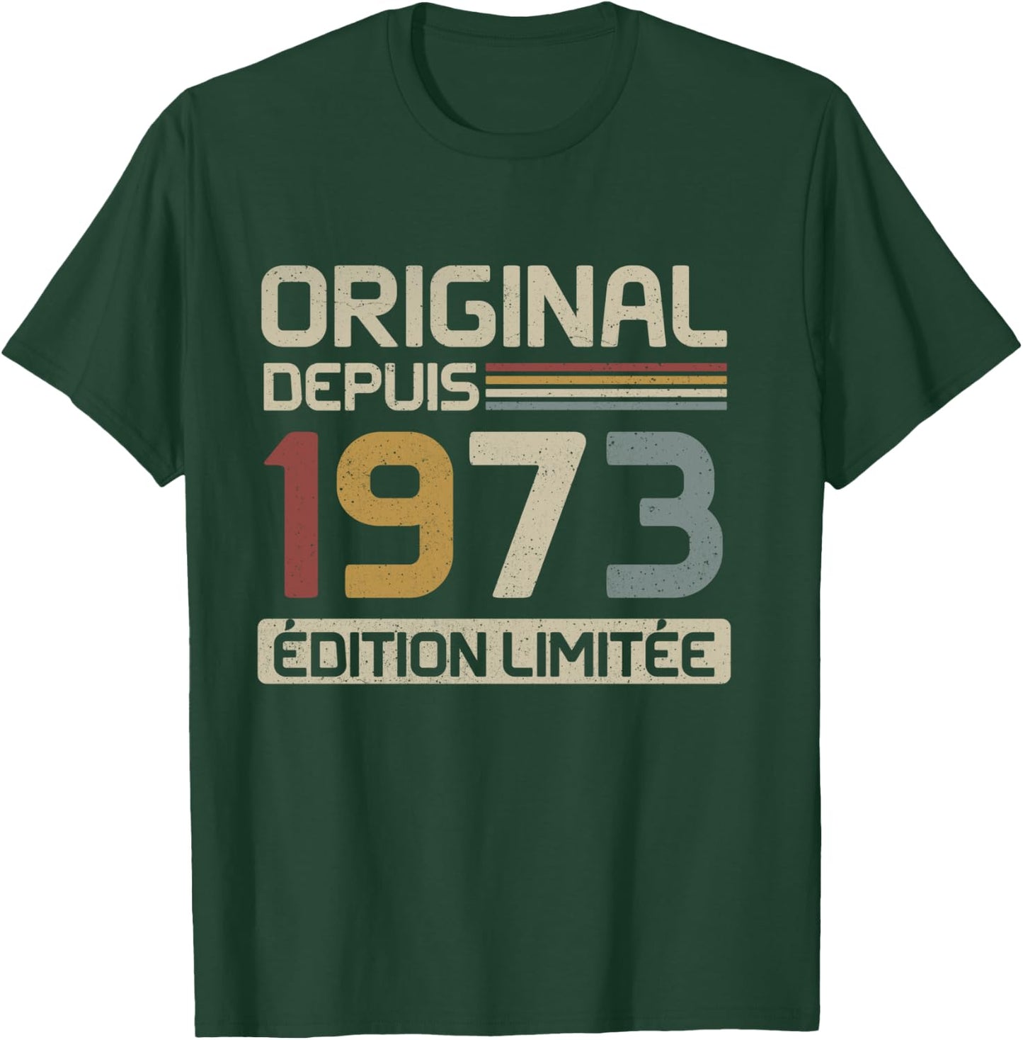 Original 1973 Birthday Gift 52 Years Old anniv 52 years , Black, S T-Shirt - T-Shirt | Forest