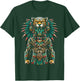 Aztec Jaguar Warrior Aztec Culture Mayan Indigenous T-Shirt - T-Shirt | Forest