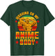 Working On My Anime Body Vintage Retro Bodybuilder T-Shirt - T-Shirt | Forest