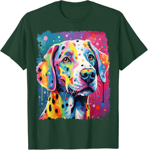 Pop Art Dog Dalmatian T-Shirt - T-Shirt | Forest