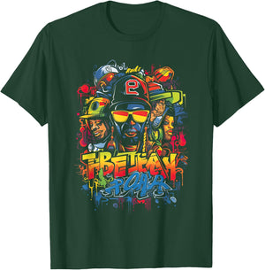 Hip Retro 80s New York Rapper Art 90er Jahre Hop Graffiti Oldschool Rap Boom Rap für -Erwachsene, Multicolored, Graffiti, Crew-Kragen, Kurzarm, Polyester, S T-Shirt - T-Shirt | Forest