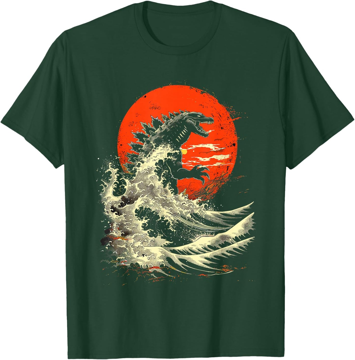 Kaiju Monster Movie I Japanese Kaiju T-Shirt - T-Shirt | Forest