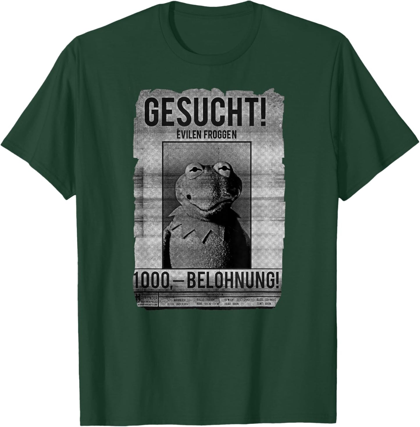 Disney The Muppets Constantine Most Dangerous Vintage Poster T-Shirt - T-Shirt | Forest