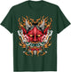 Oni Yokai Dämonen Teufel Geschenk Bekleidung DMTRY Herren Demon Oni Schwarz Kurzarm Klassisch Einfarbig S T-Shirt - T-Shirt | Forest