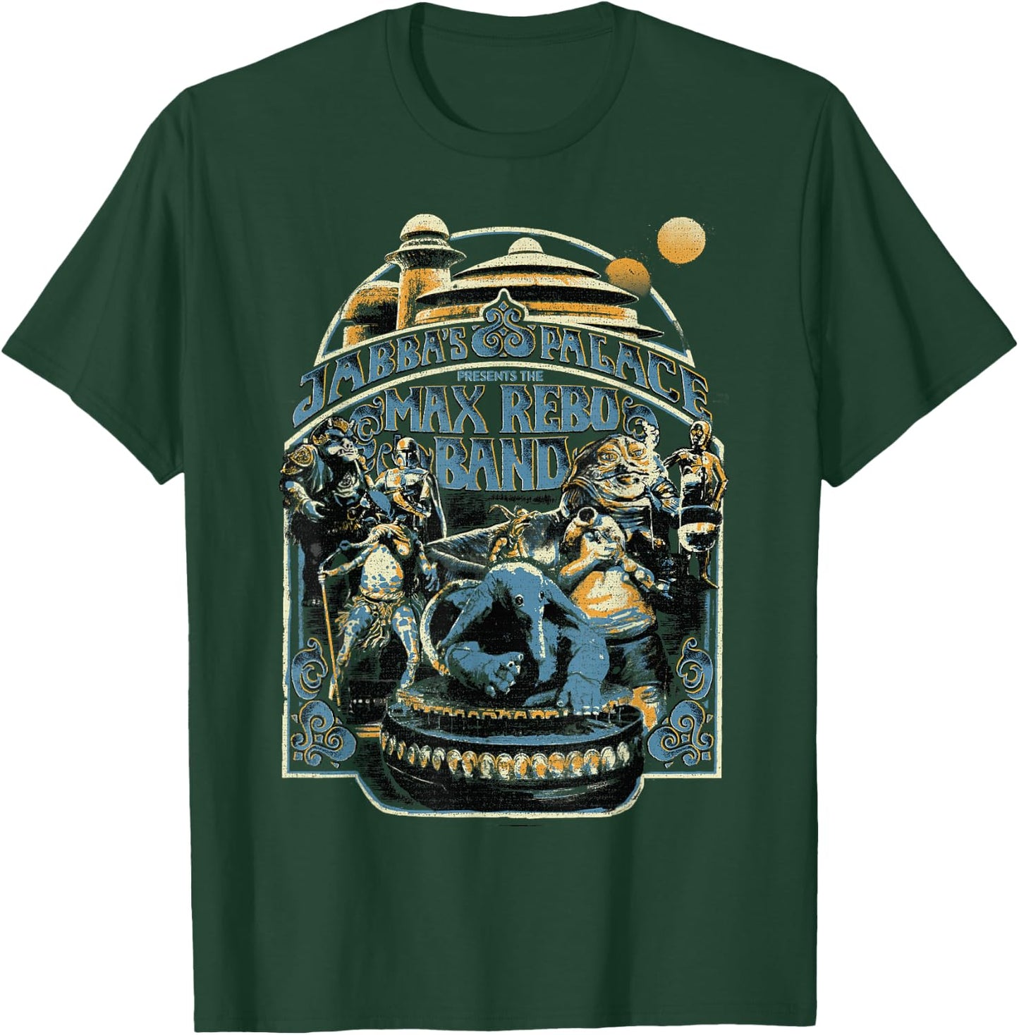Star Wars Vintage Jabba's Palace Poster T-Shirt - T-Shirt | Forest