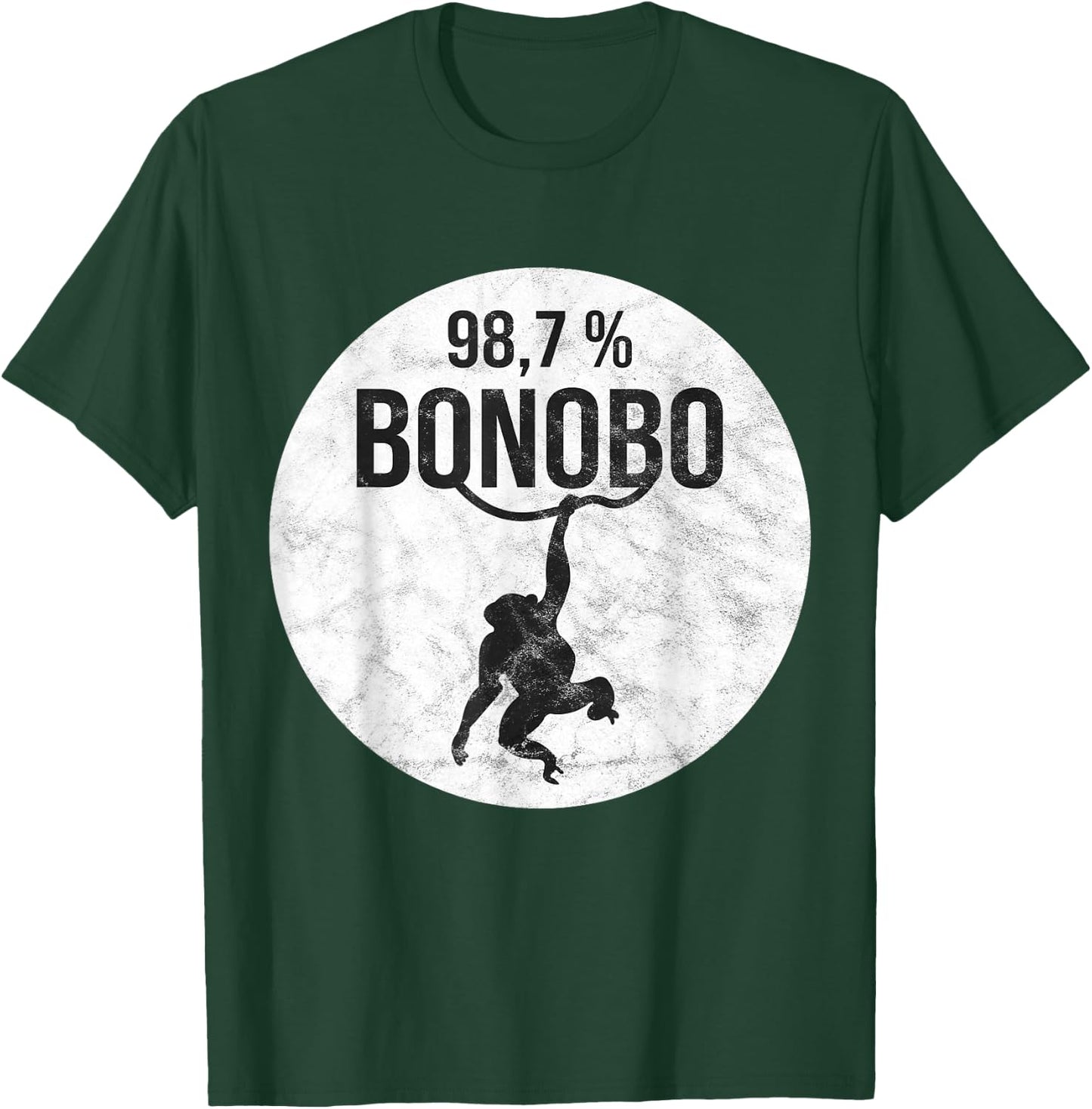 Funny Monkey with Chimpanzee Bonobo DNA T-Shirt - T-Shirt | Forest