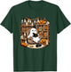 Vintage Ghost Reading Book Lovers Library Halloween Spooky T-Shirt - T-Shirt | Forest