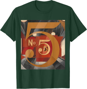 I Saw The Figure 5 in Gold Vintage Fine Art T-Shirt - T-Shirt | Forest