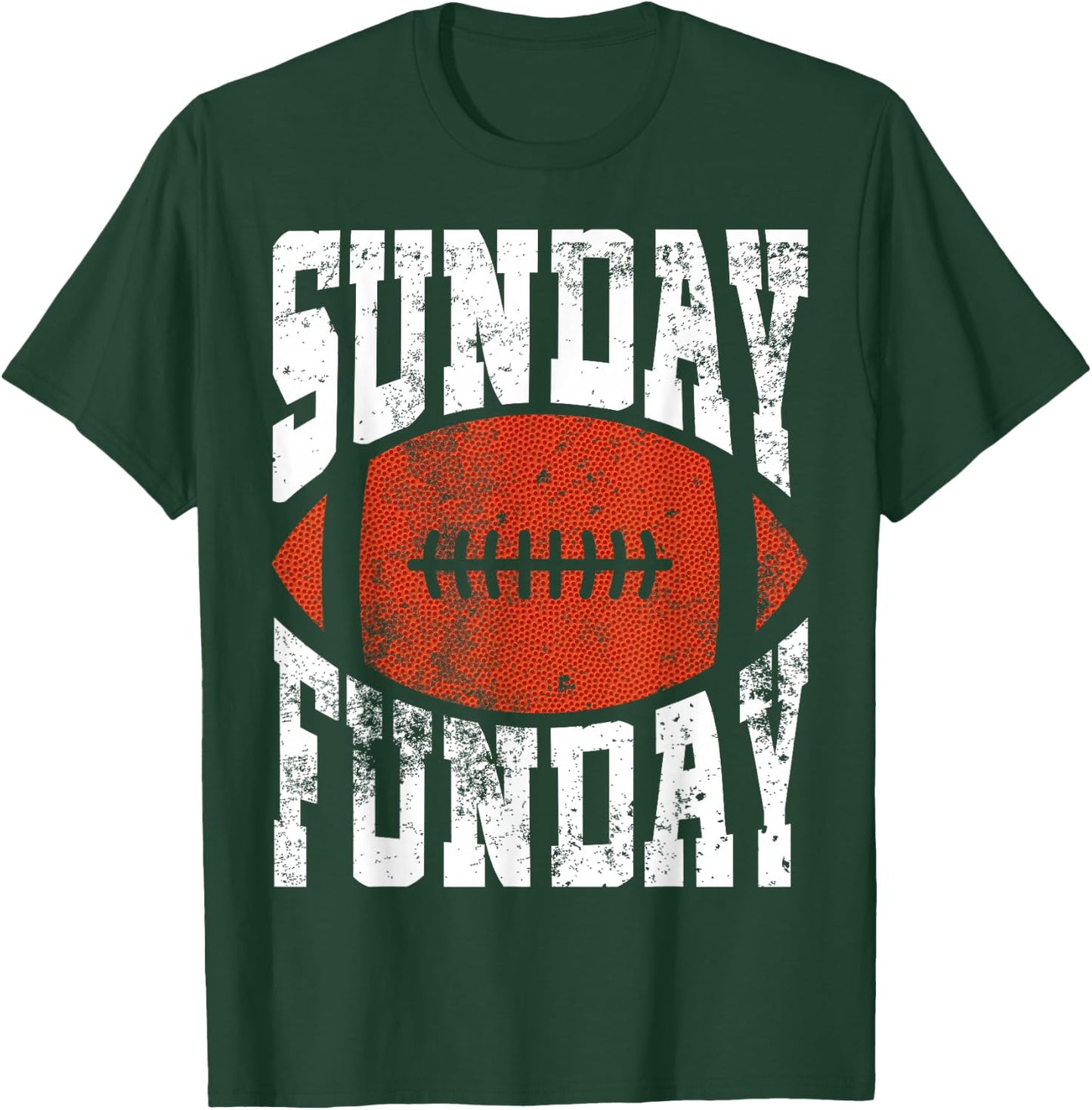 Sunday Funday Funny Football Quote for Sport Lovers T-Shirt - T-Shirt | Forest
