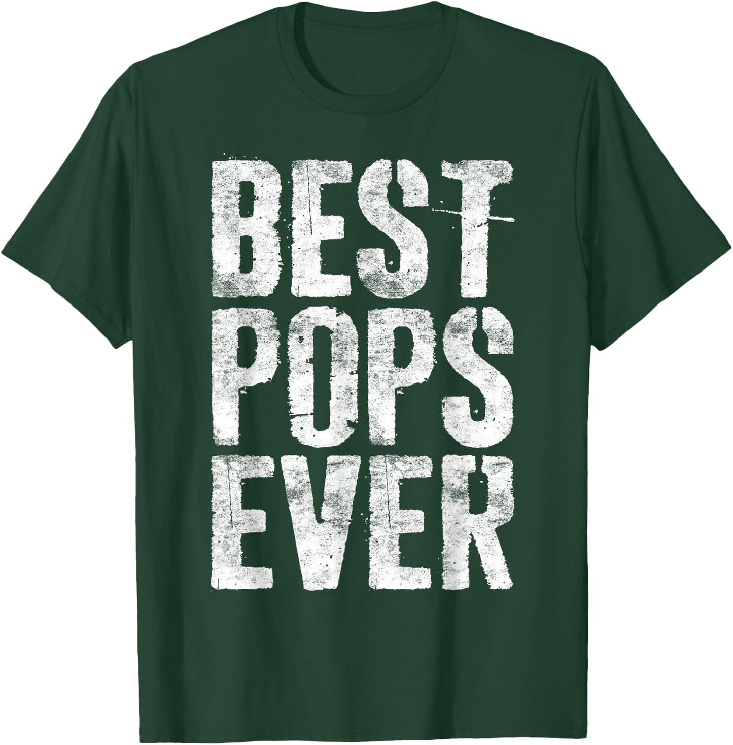 Best Pops Ever Shirt Men Fathers Day Grandfather T-Shirt - T-Shirt | Forest
