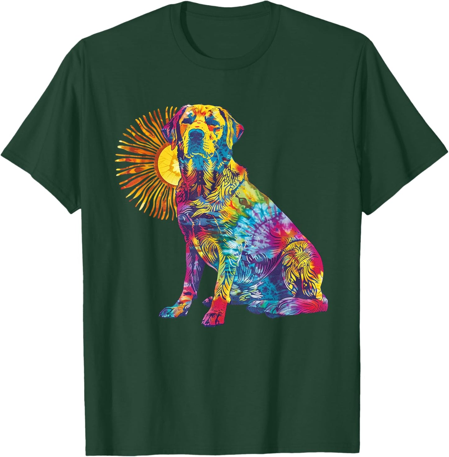 Labrador Retriever Hippie Artwork Shirt Men Women Kids T-Shirt - T-Shirt | Forest