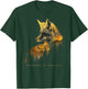Fox Forest Protect Preserve Hiking Camping Nature Lovers , black T-Shirt - T-Shirt | Forest