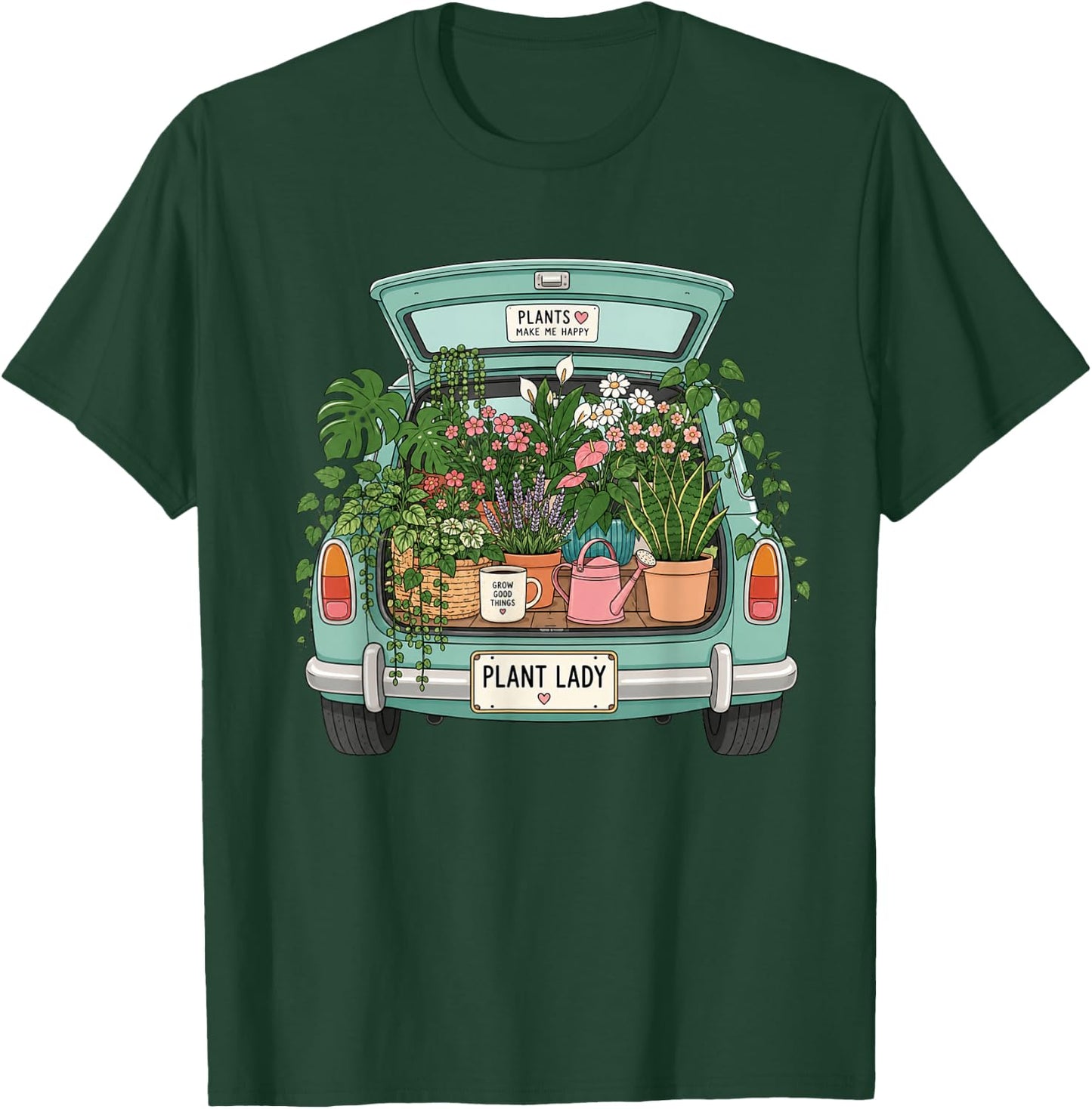 Funny Gardening Moms I was Left Unsupervised Plants Lover T-Shirt - T-Shirt | Forest