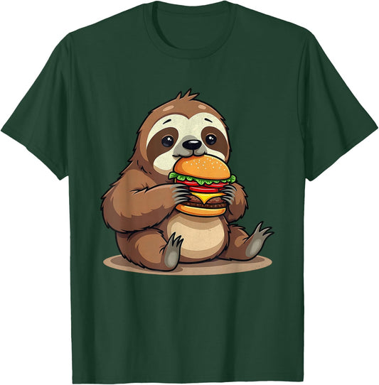 Lazy Fun for Lovers Sloth Kids Boys , Black, S T-Shirt - T-Shirt | Forest