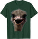 Funny Ostrich Head, Safari Bird Lover Funny Ostrich T-Shirt - T-Shirt | Forest