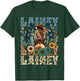 Cowgirl Lainey First Name Personalized Western - -Adults, Kids - Black - Small - Short Sleeve - - Animal Print Fabric Blend T-Shirt - T-Shirt | Forest