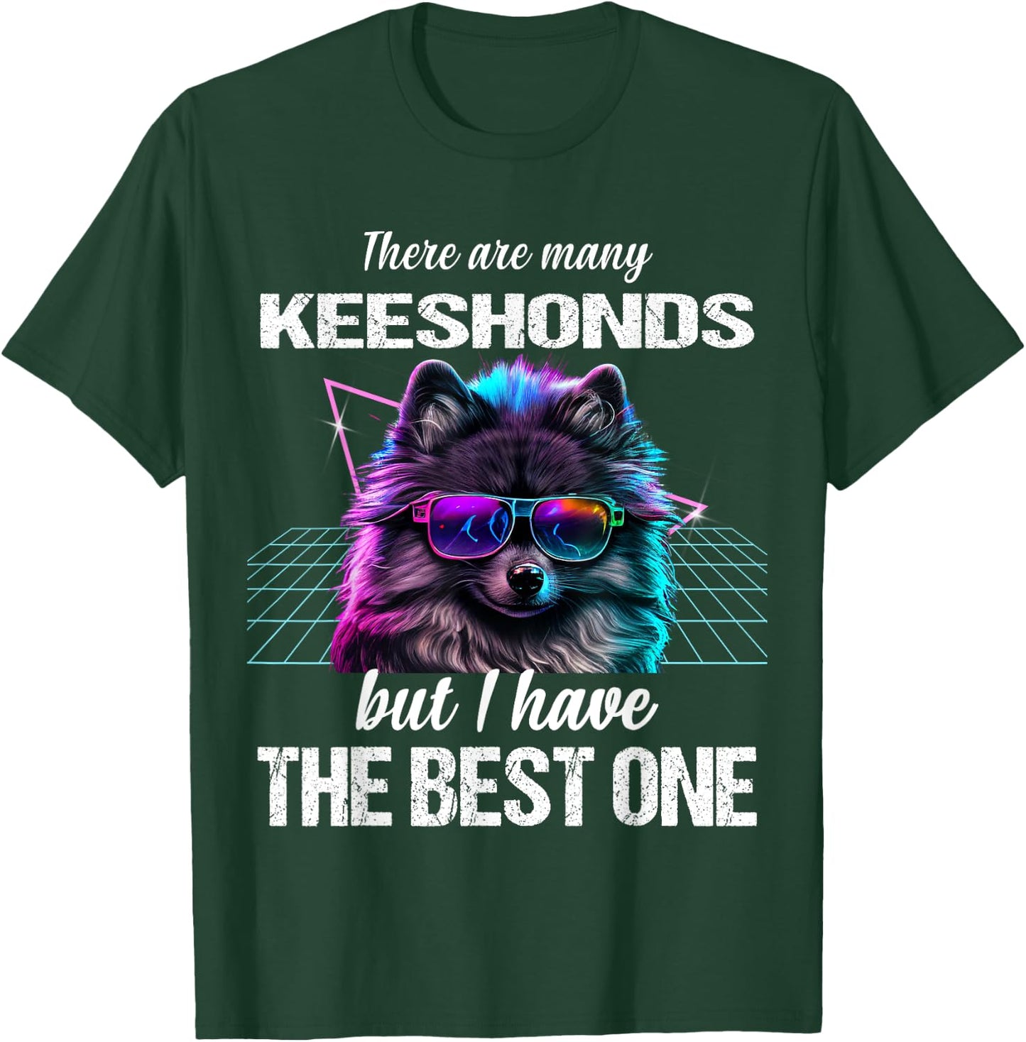 Keeshond Dog Keeshonds T-Shirt - T-Shirt | Forest