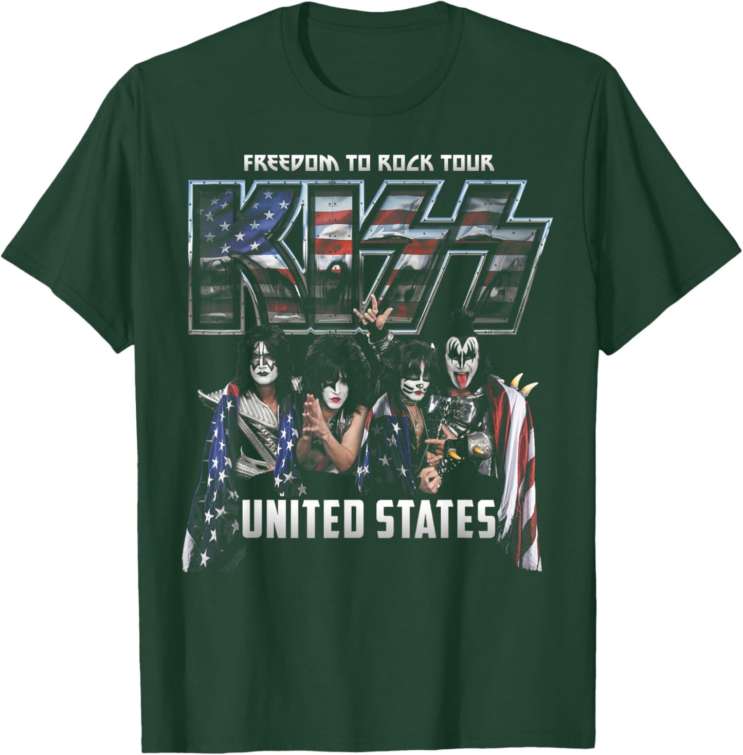KISS - Freedom to Rock T-Shirt - T-Shirt | Forest