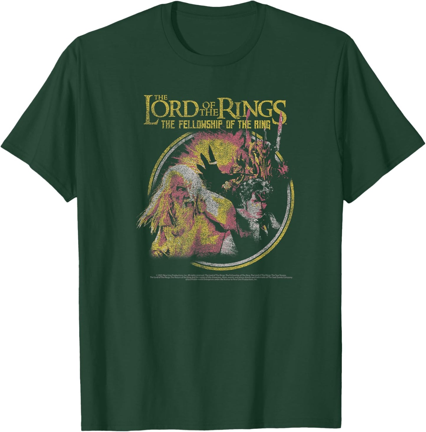 The Lord of The Rings Fellowship of The Ring Sauron Poster T-Shirt - T-Shirt | Forest