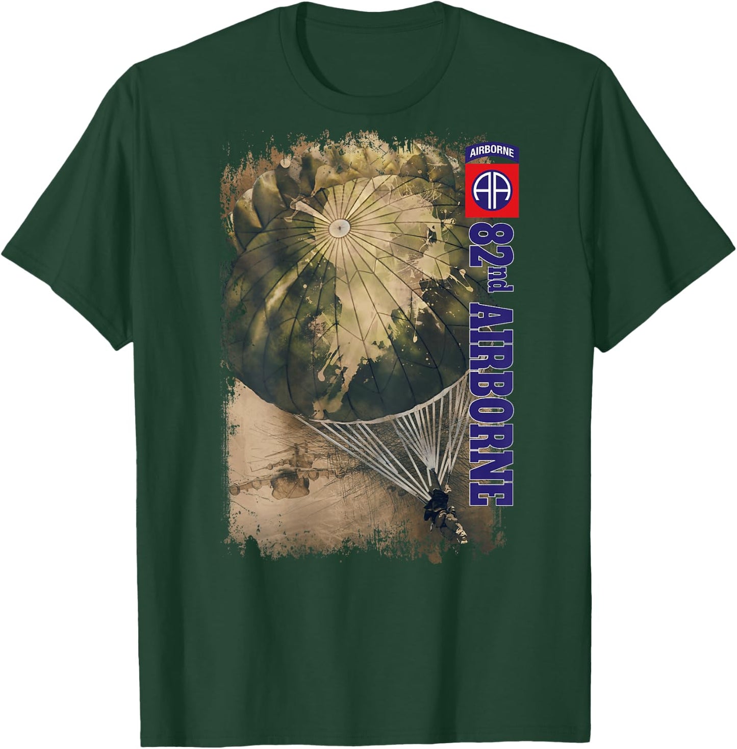 US Army 82nd Airborne Division T-Shirt - T-Shirt | Forest
