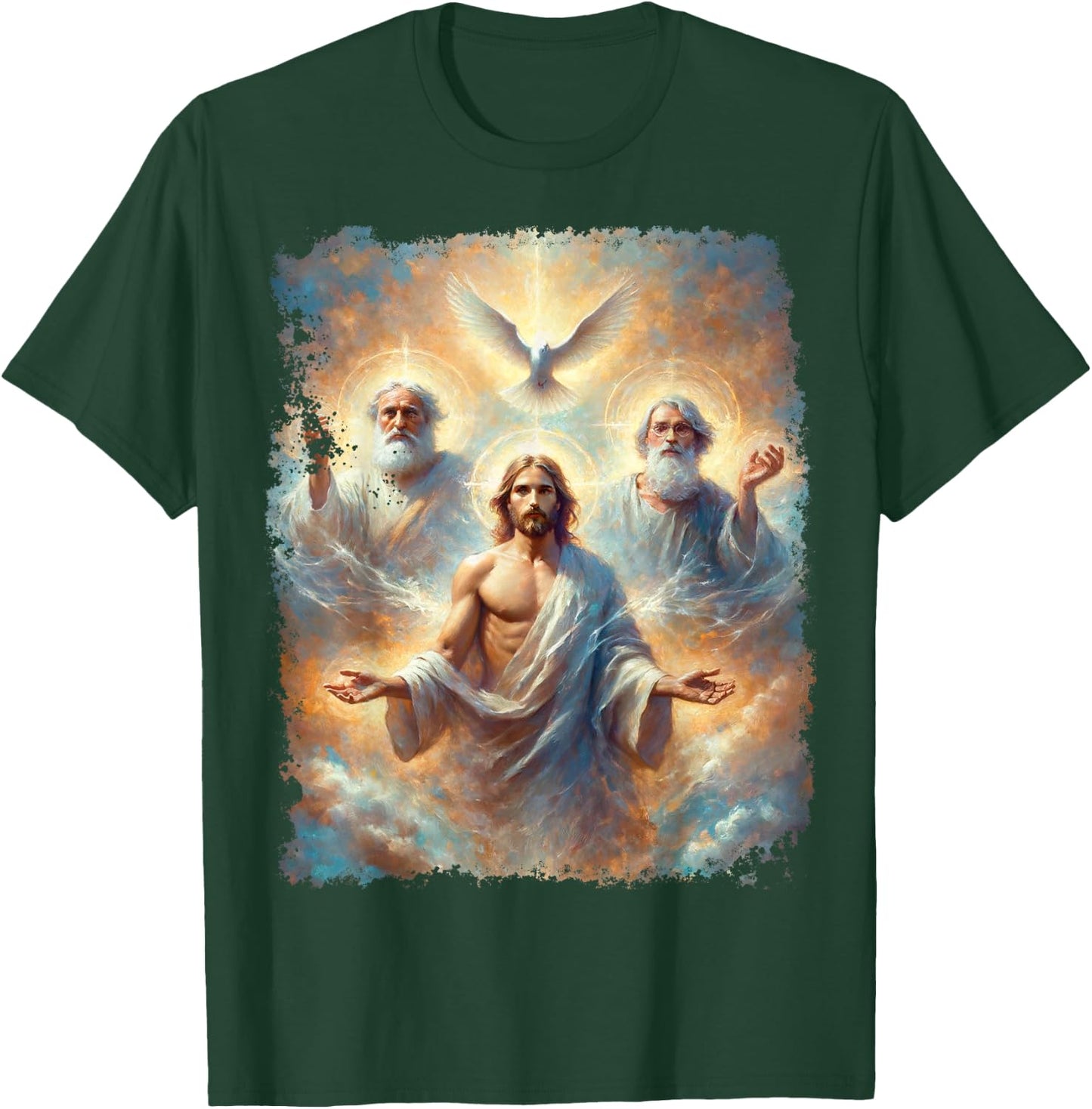 Jesus God The Father Holy Spirit T-Shirt - T-Shirt | Forest