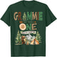 Grammie of The One Happy Camper 1st Birthday Camping T-Shirt - T-Shirt | Forest